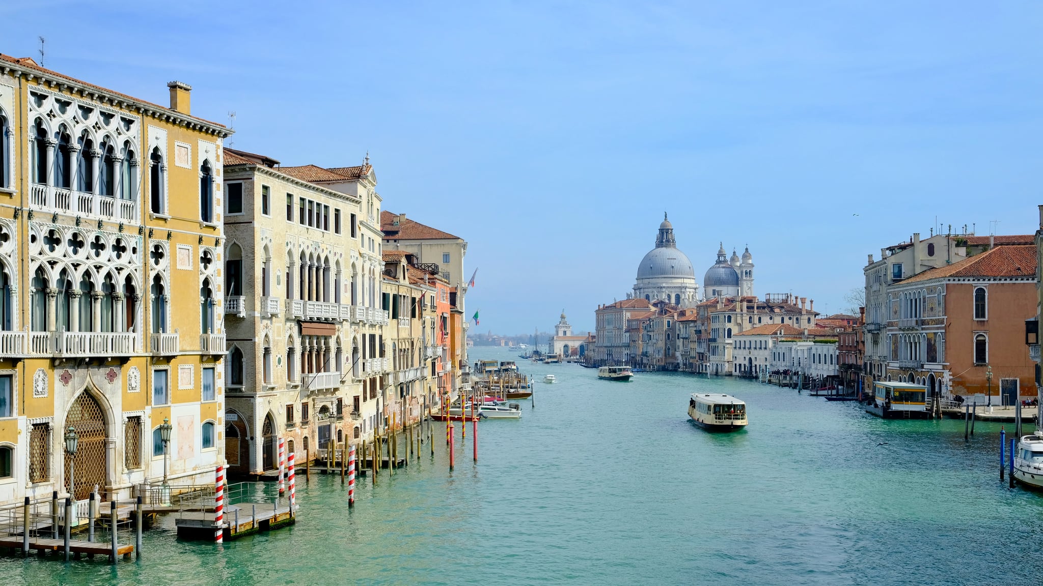 View from Ponte dell’Accademia in Venice